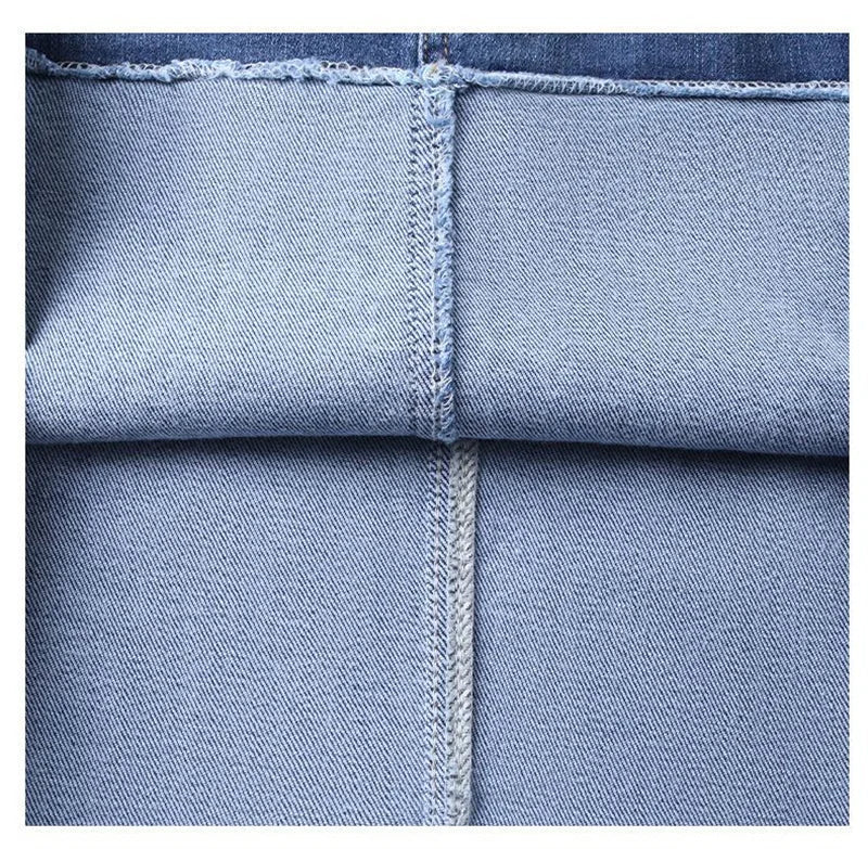 The Soho Split Denim Skirt