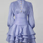 The Emerald Élan Ruffle Dress