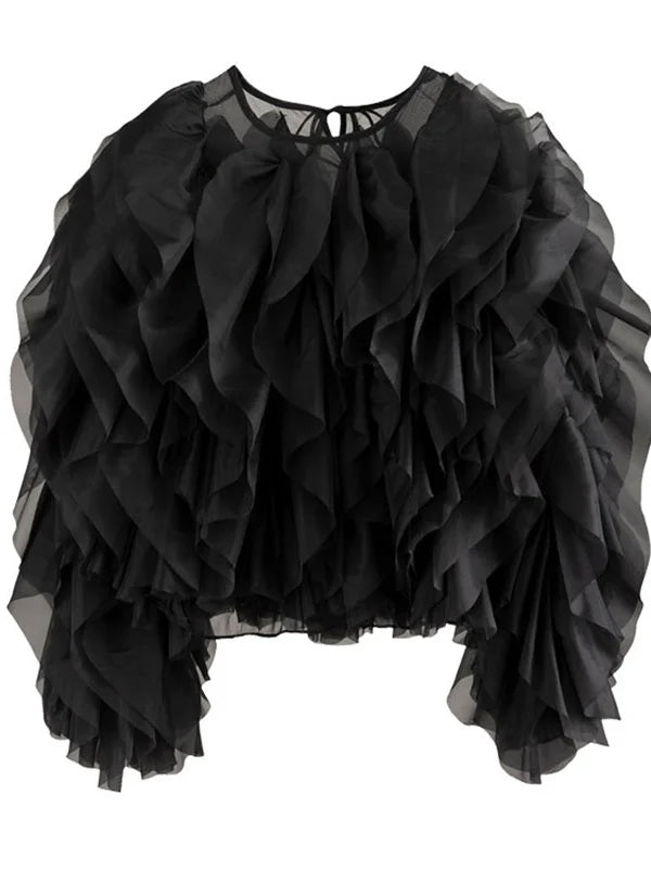 The Lyon Sculpted Sleeve Blouse from the Soft & Sophisticated at Lavishly Me