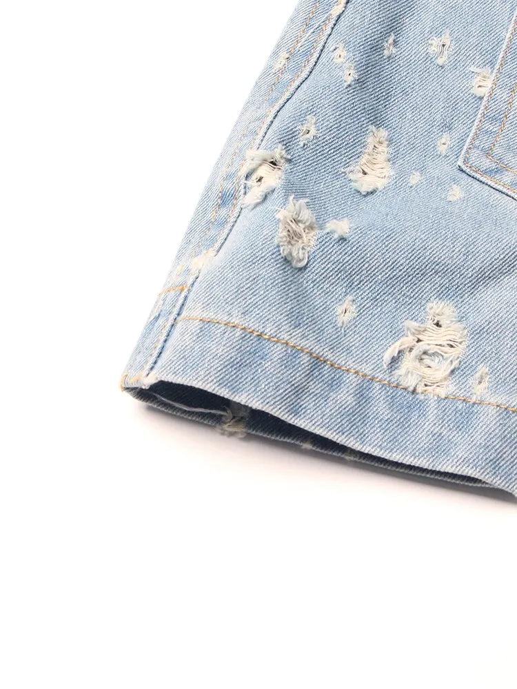 The Marlowe Cutout Denim Dress