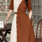 The Riviera Pleated Shirt Dress from the Boss Energy at Lavishly Me