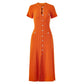 The Camille Cable-Knit Midi Dress in Brown | Lavishly Me