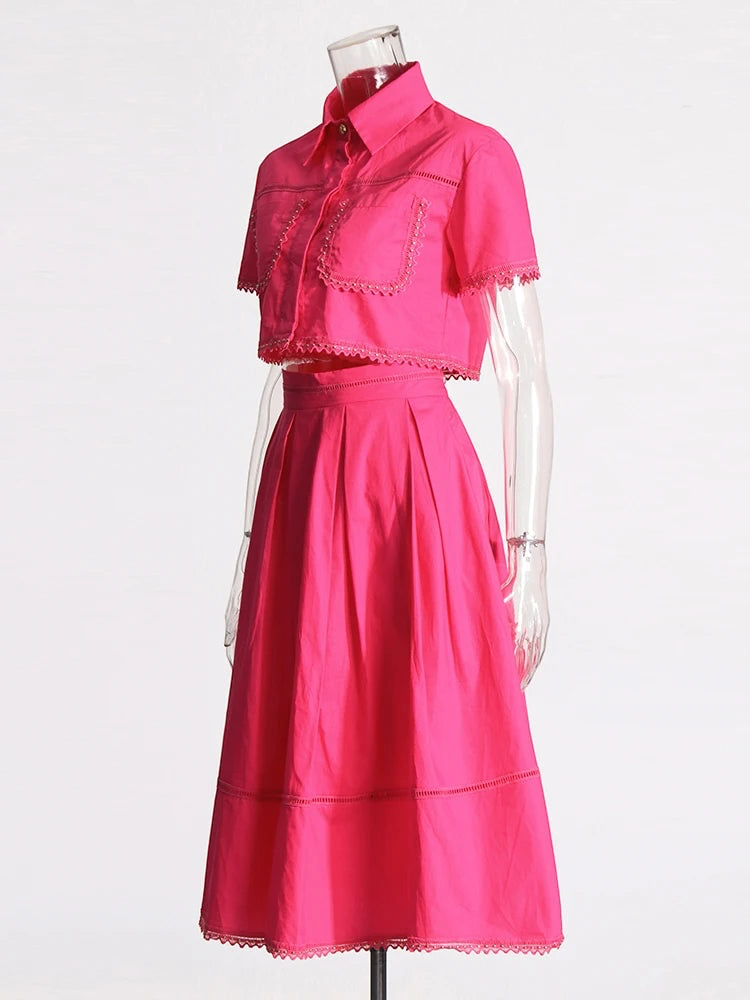 The Montclair Minimalist Skirt Set