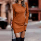 The Amara O-Neck Screw Thread Mini Dress