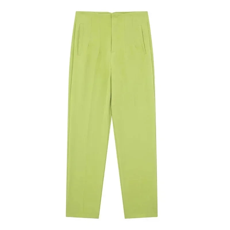 The Sutton High-Waist Cropped Trousers from the Boss Energy at Lavishly Me