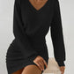 The Valentina V-Neck Pencil Mini Dress