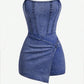 The Riviera Twist Denim Dress