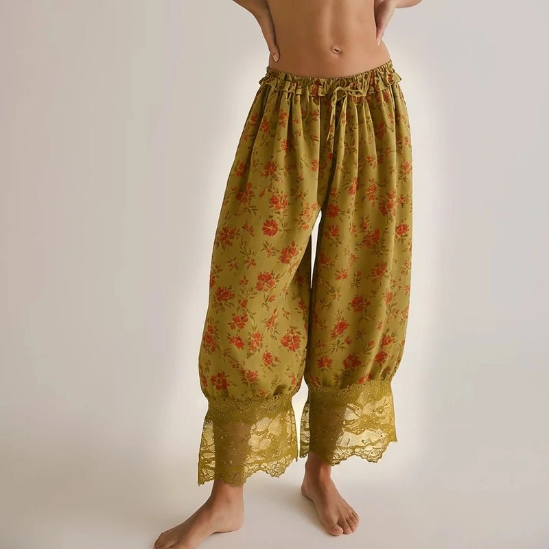 The Boheme Lace Lantern Pants