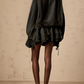 The Odette 3D Floral Statement Dress in BLACK | Lavishly Me