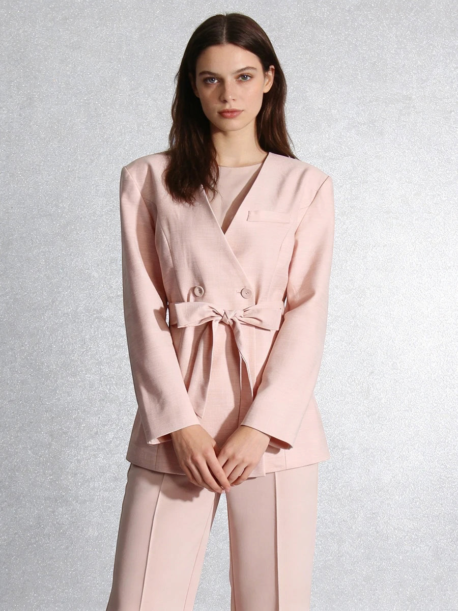 The Petaline Bow Blazer