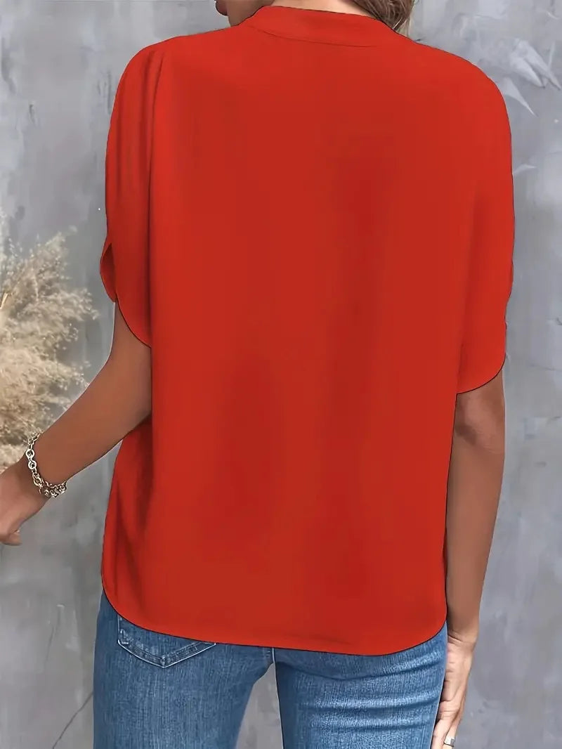 The Camille V-Neck Blouse