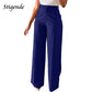 The Sterling Wide-Leg Dress Trousers from the Boss Energy at Lavishly Me