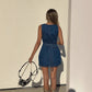 The Milano Denim Midi Dress