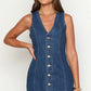 The Milano Denim Midi Dress