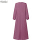 The Elara Pleated A-Line Maxi Dress from the Boss Energy at Lavishly Me