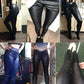 The Noir Stretch Leather Pants