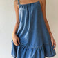 The St. Tropez Bandeau Denim Dress