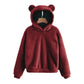 The Amélie Plush Ear Hoodie from the Everyday Luxe at Lavishly Me