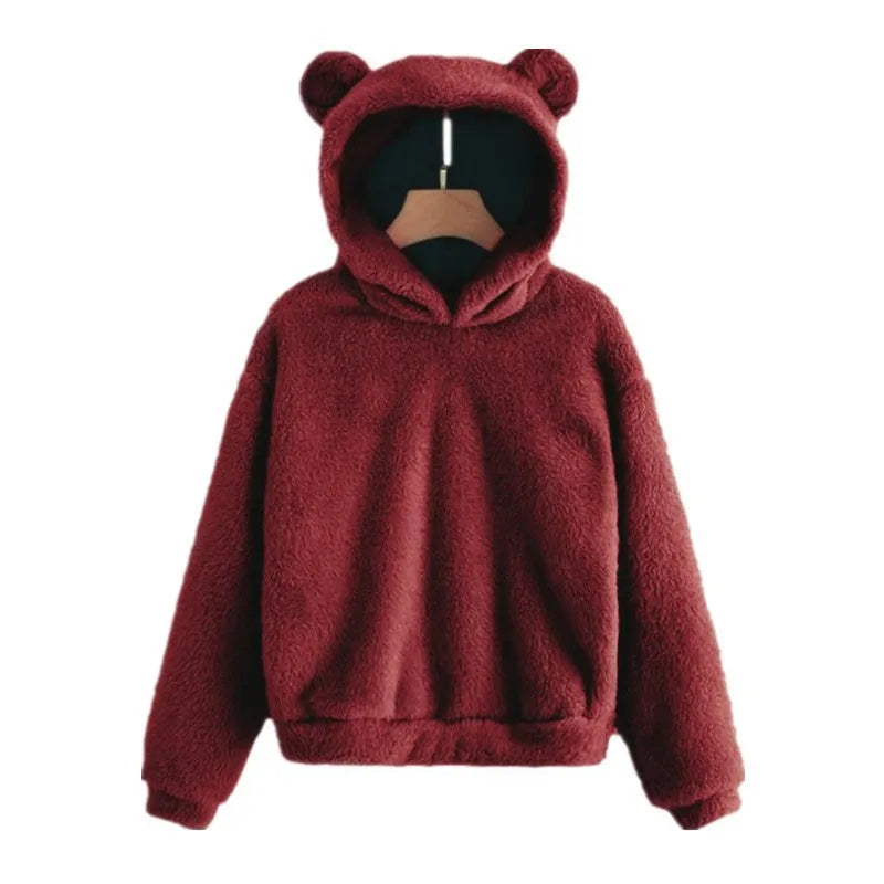 The Amélie Plush Ear Hoodie from the Everyday Luxe at Lavishly Me