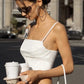 The Valencia Lace-Up Crop Top