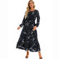 The Marisol Floral Chiffon Midi Dress in 7 | Lavishly Me