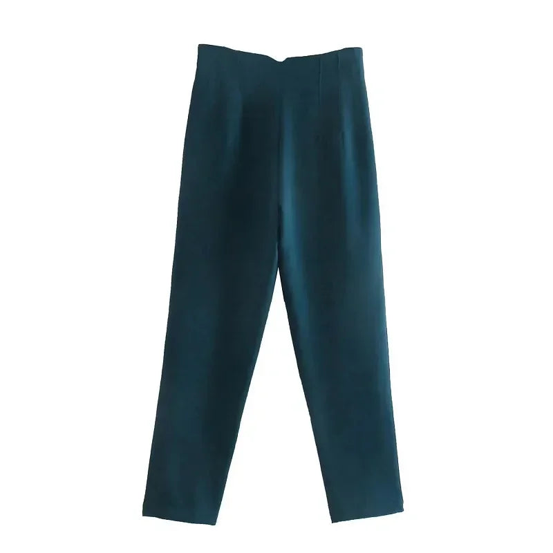 The Sutton High-Waist Cropped Trousers from the Boss Energy at Lavishly Me