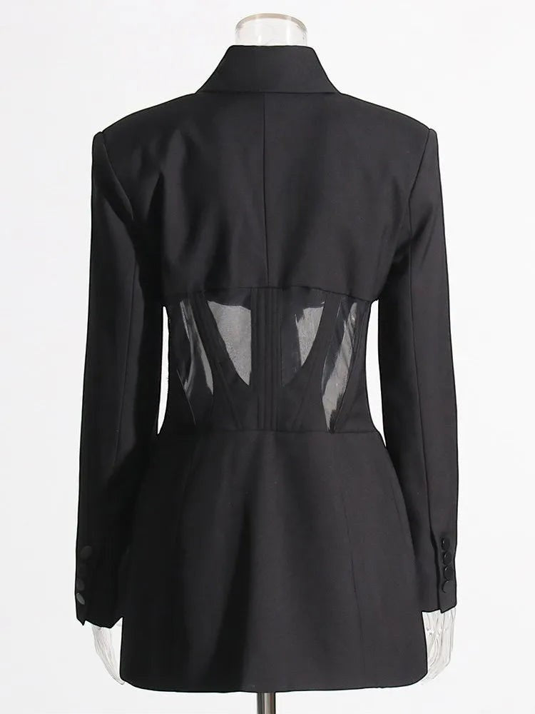The Nocturne Mesh Blazer