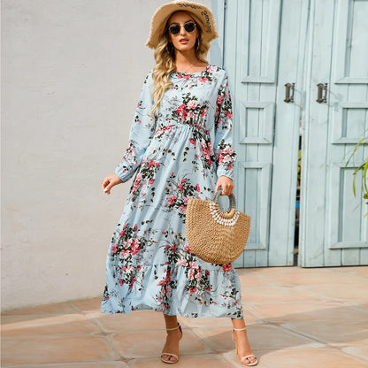 The Marisol Floral Chiffon Midi Dress in 7 | Lavishly Me