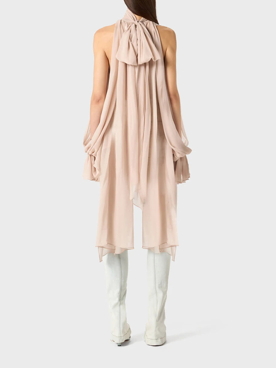 The Avignon Draped High-Neck Top from the Soft & Sophisticated at Lavishly Me