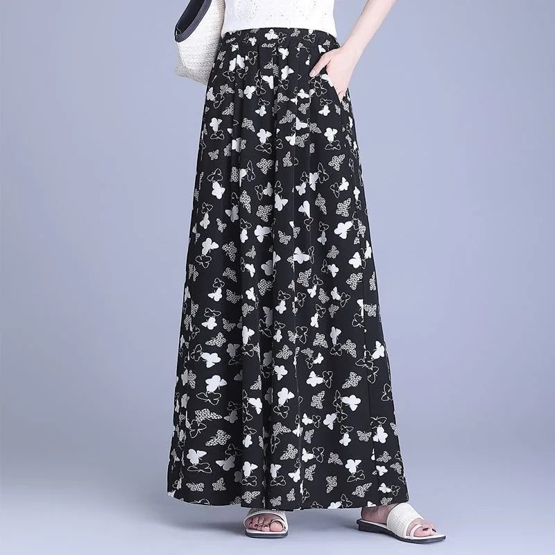 The Saffron Chiffon Palazzo Pants