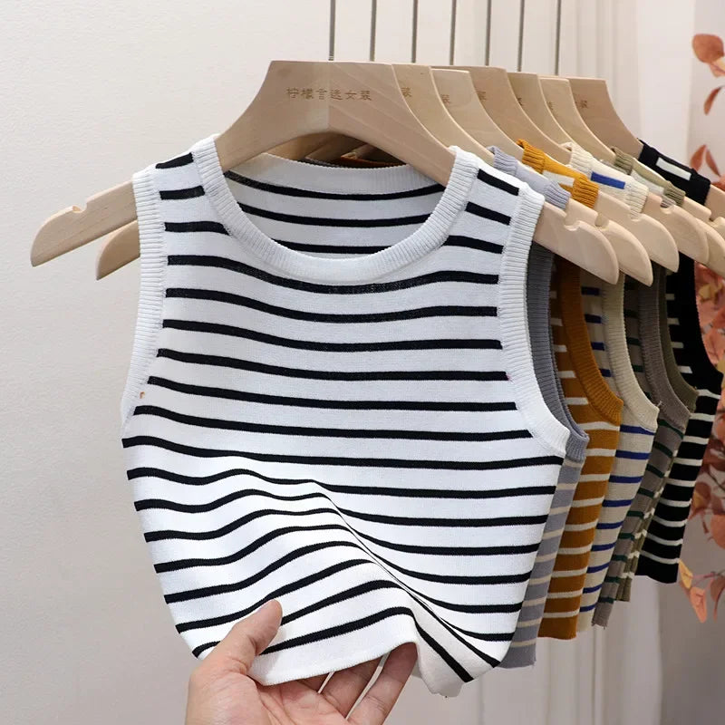 The Riviera Stripe Knit Tank from the Resort Luxe at Lavishly Me