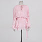 The Elara Folded Tunic Dress