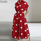 The Paloma Polka-Dot Shirt Dress in S | Lavishly Me