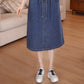 The Capri Button-Front Denim Dress