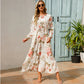 The Marisol Floral Chiffon Midi Dress in 3 | Lavishly Me