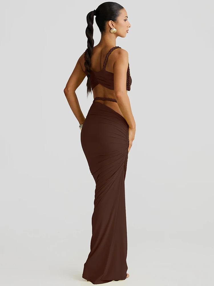 The Tulum Pleated Skirt Set