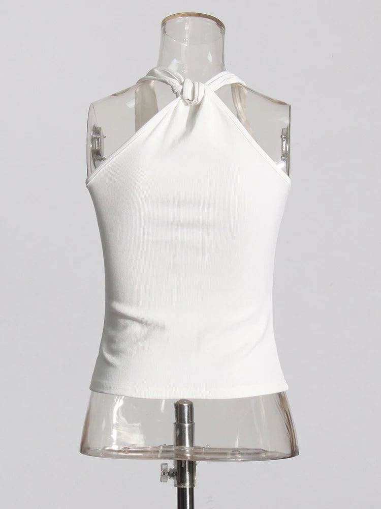 Minimalist Round Neck  Tank Top