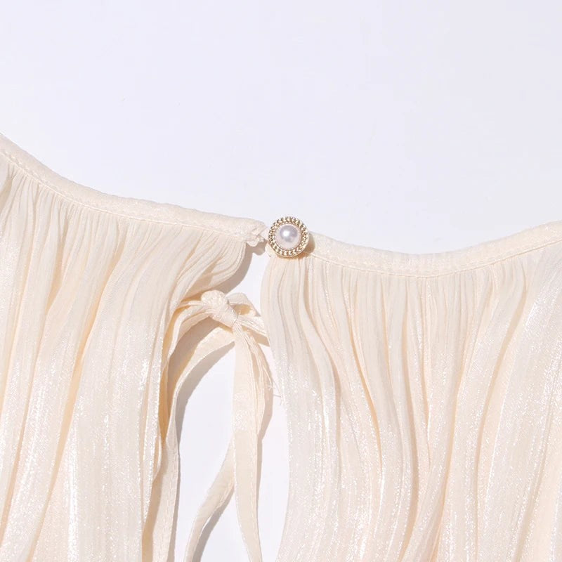 The Elara Folded Tunic Dress