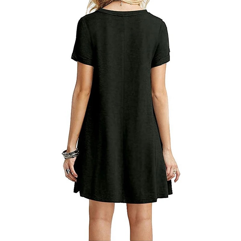 The Sunday Muse T-Shirt Mini Dress in Wine Red | Lavishly Me