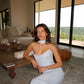 The Monaco Strapless Maxi Set