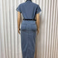 The Madison Double-Breasted Denim Dress