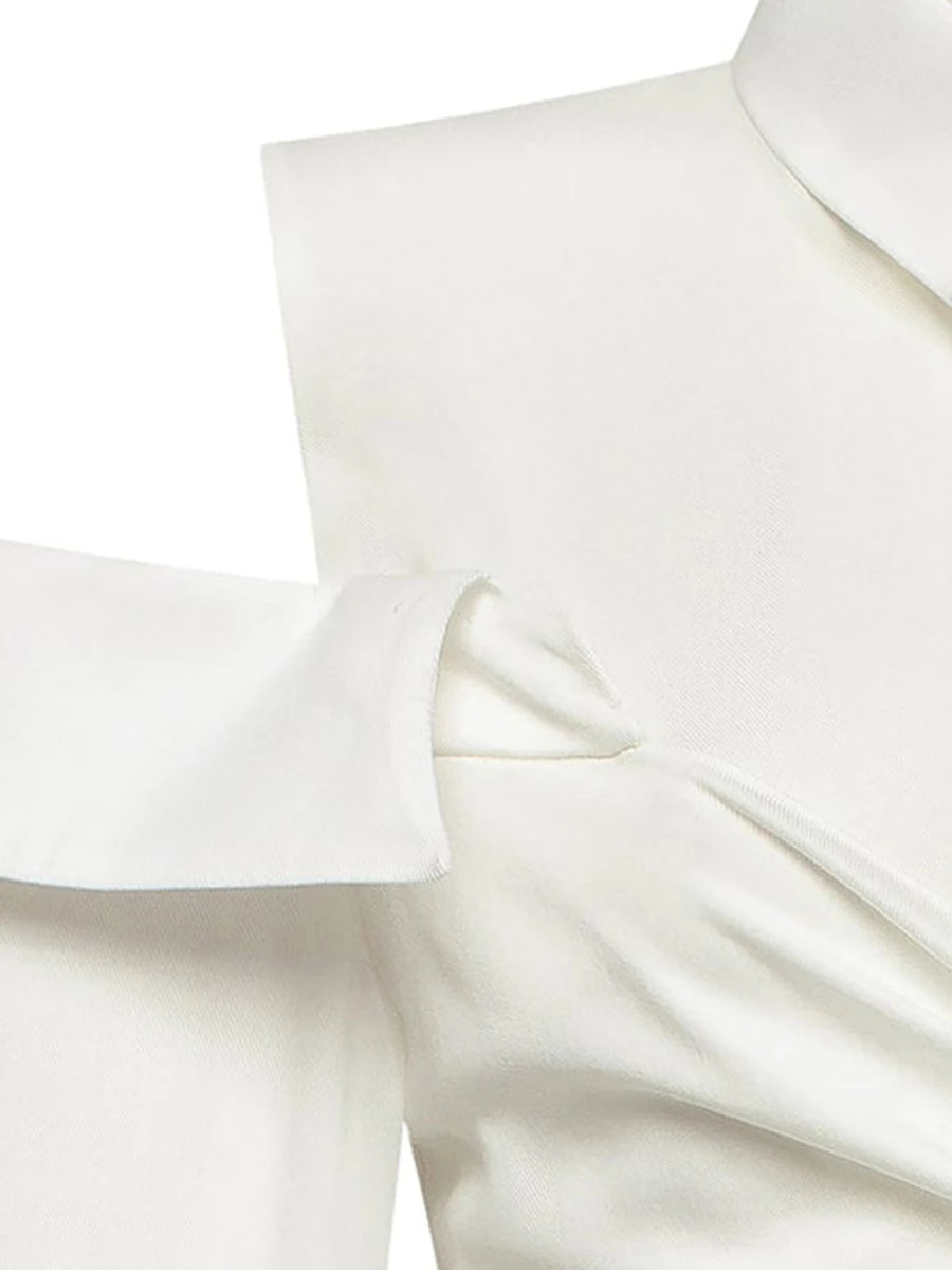 The Geneva Pleated Longline Top from the Soft & Sophisticated at Lavishly Me