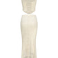 The Celestine Lace-Up Maxi Set