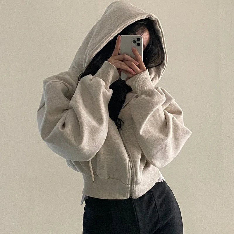 The Seoul Fleece-Lined Zip Hoodie from the Everyday Luxe at Lavishly Me
