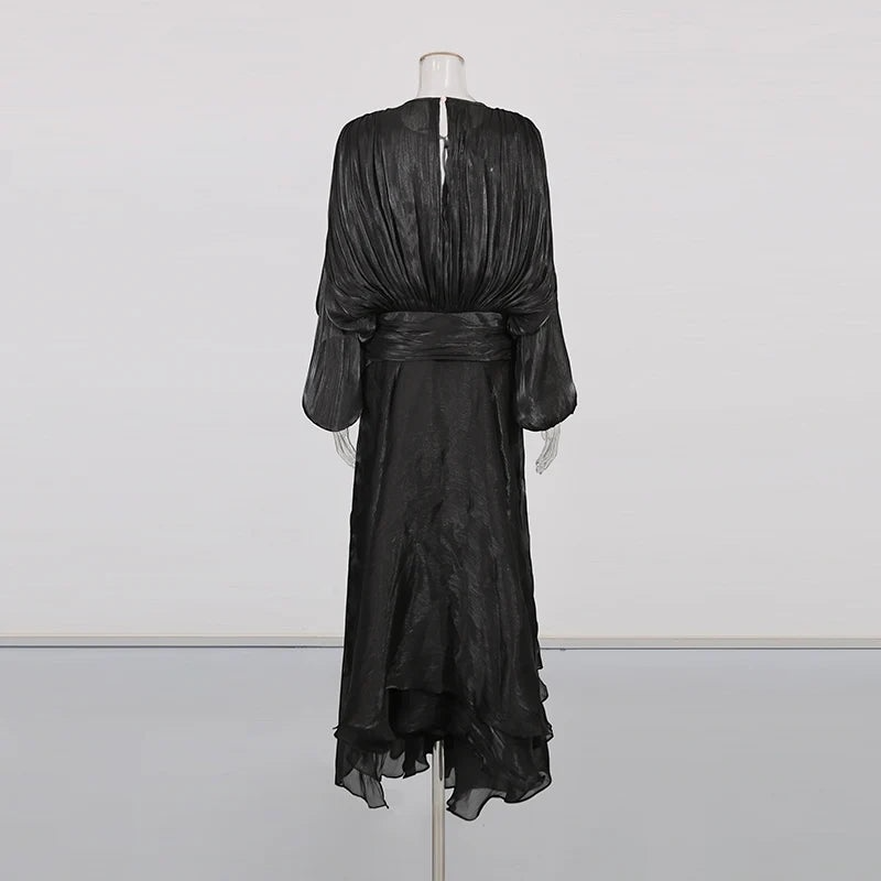 The Elara Folded Corset Dress