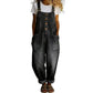 The Brooklyn Wide-Leg Denim Overalls
