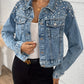 The Celeste Beaded Denim Jacket
