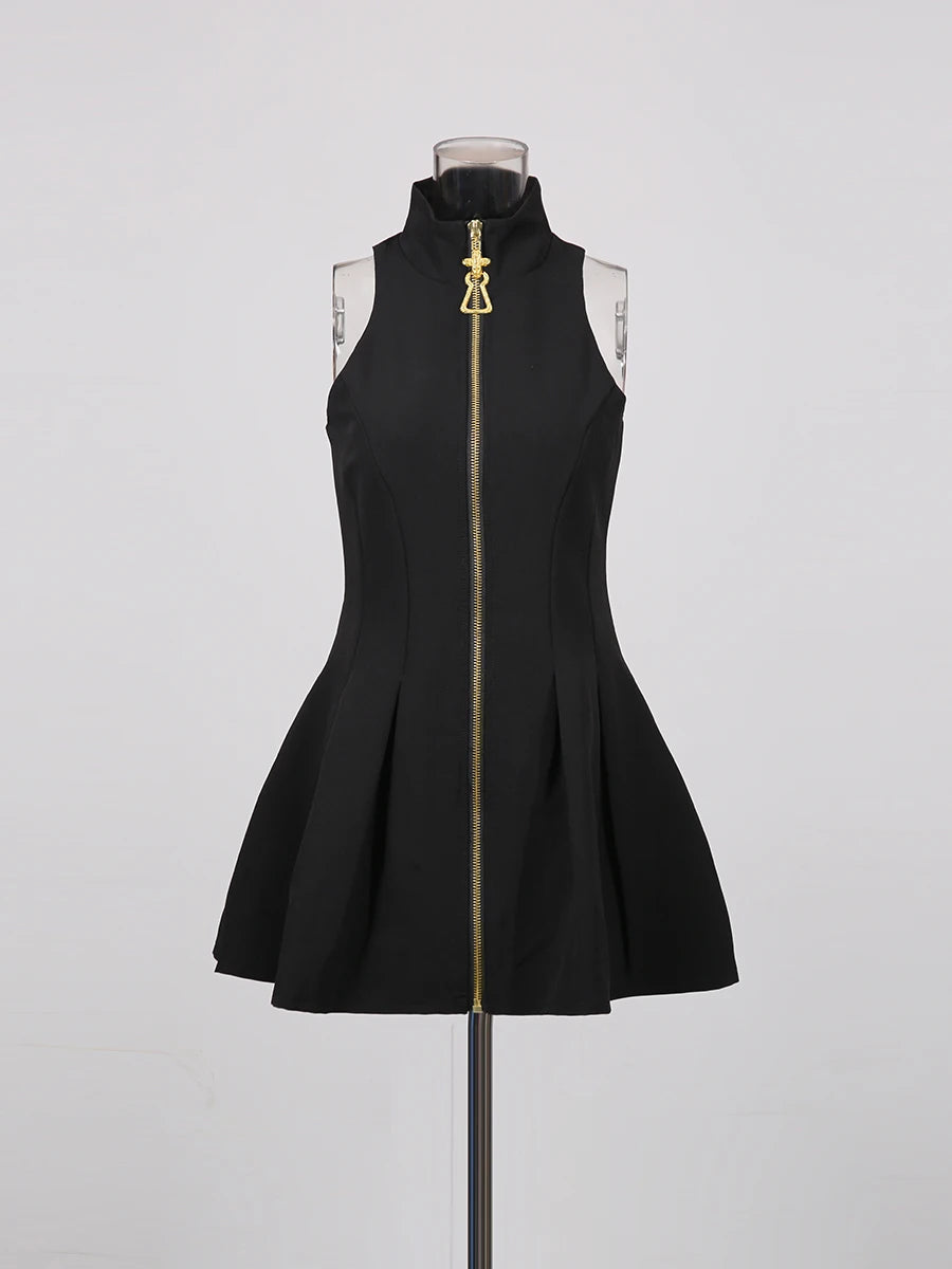 The Sloane Zip-Detail Mini Dress from the After Dark at Lavishly Me
