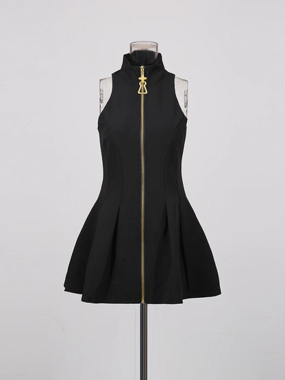 The Sloane Zip-Detail Mini Dress from the After Dark at Lavishly Me