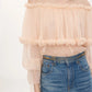 The Valencia Tiered Ruffle Blouse from the Soft & Sophisticated at Lavishly Me